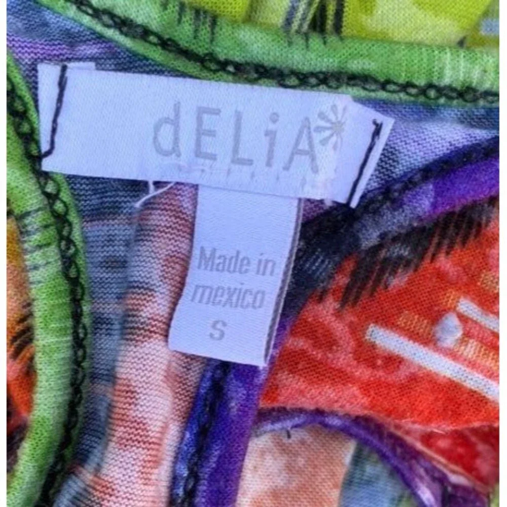 Delia's Racerback Tank Small Aztec Rainb - Picture 8 of 9